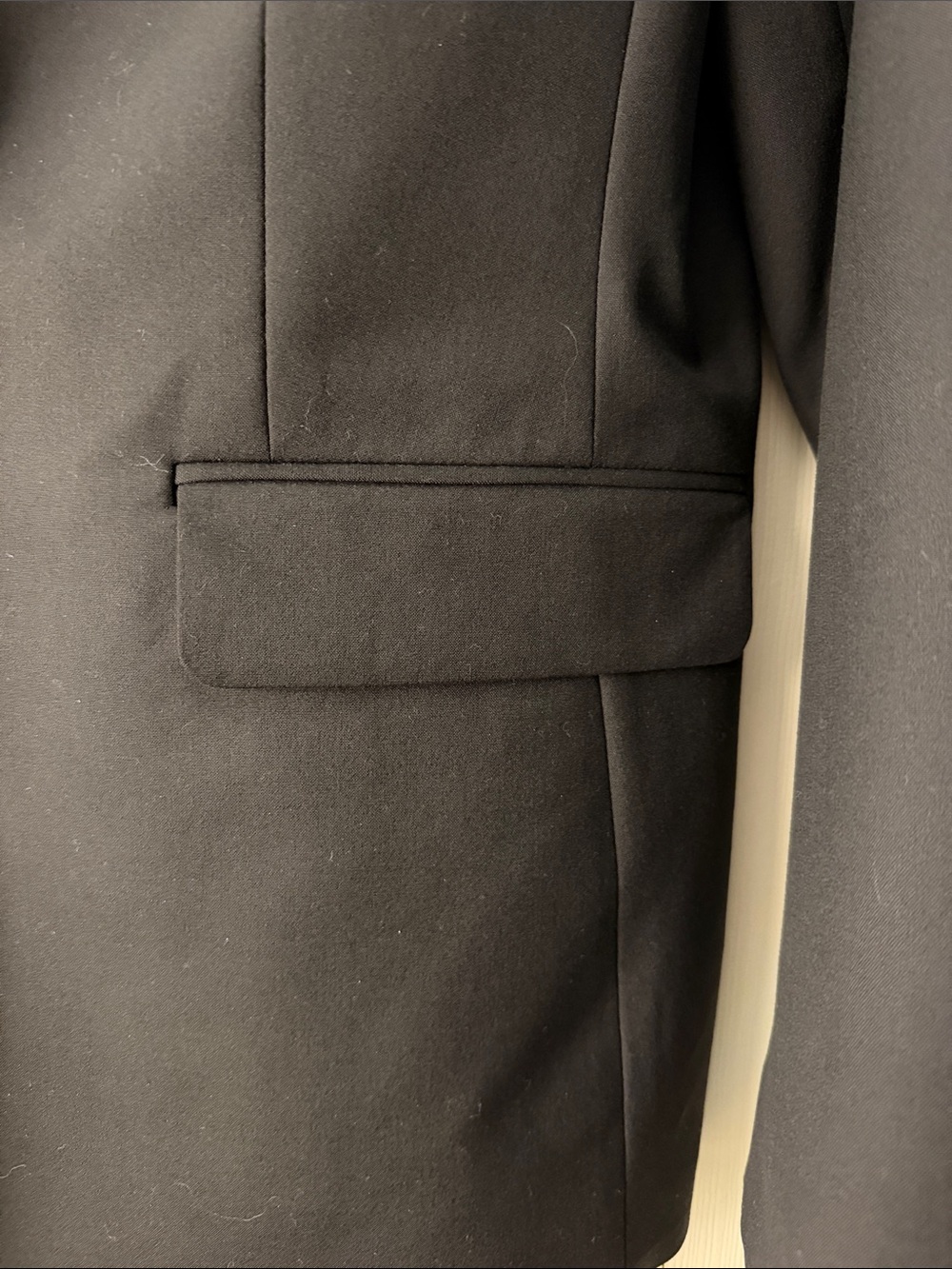 Banana Republic Women's Black Single-Button Suit Blazer - Picture 4 of 9